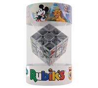 ThinkFun - 76545 - Rubik's Cube Disney 100 - El cubo Disney con aspecto exclusivo de platino, celebrando 100 años de Disney. Un coleccionable y un juego de pensamiento para adultos y niños a partir de