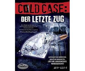 ThinkFun - Caso sin Resolver: El último Movimiento. El Thriller policíaco en tu Propia casa. ¿Qué pasó? Un Juego de Rompecabezas para una Persona o para un Grupo de 14 años o más