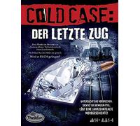 ThinkFun Cold Case-76534: el último Tren. El Crimen en tu Propia casa. ¿Qué está pasando Un Juego de acertijos para uno o en Grupo a Partir de 14 años, Color Blanco. (76534)