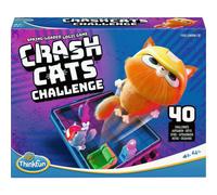 ThinkFun – Juego de rompecabezas Crash Cats Challenge – 40 desafíos – 8+ años