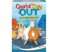 ThinkFun - Goats' Day out, Cabras Sueltas, Juego de Mesa, Juego de Estrategia y Lógica, Juego para Adultos y Niños +8 años, 2 a 5 Jugadores, versión español