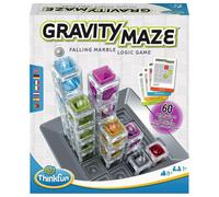 ThinkFun - Gravity Maze | Regalo Niño 8 Años | Juegos de Mesa Niños 8 Años o Más | Circuito Canicas | Marble Run Logica con 60 Desafios | Juegos Niños
