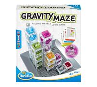 ThinkFun - Gravity Maze | Regalo Niño 8 Años | Juegos de Mesa Niños 8 Años o Más | Circuito Canicas | Marble Run Logica con 60 Desafios | Juegos Niños