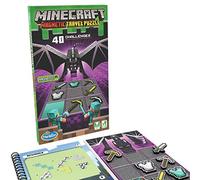 ThinkFun Minecraft - Rompecabezas magnético de Viaje, desafío, lógica, Juego Cerebral y Juguete Stem para niños a Partir de 8 años, Regalos para niños y niñas