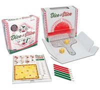 ThinkFun- Pizza 76578 Dice & Slice Das Roll & Write-Juego de Estrategia (Ravensburger