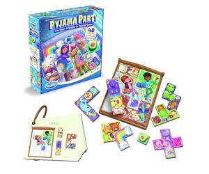 ThinkFun - Pyjama Party, Juego de lógica +5 años, desafío para Resolver | Juego de lógica Pyjama Party con retos para resolver, para niños desde 5 años, paso a paso y durante un reto de razonamiento.