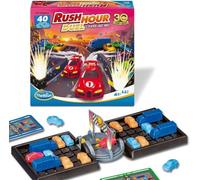 ThinkFun - Rush Hour Duel | Juegos de Mesa para 2 Jugadores Desde 8 años | Juego de mesa que compite para escapar del atasco antes que tu rival. Incluye 40 desafíos para 2 jugadores desde 8 años.