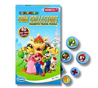 ThinkFun - Super Mario Coin Collector, Juegos de Viaje, Juegos de Mesa Niños 8 Años o Más, Magnetico, Regalo Niño 8 Años, Version Español