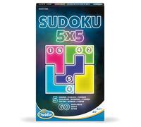 ThinkFun ThinkFun-76634-Sudoku 5x5 76634 Sudoku 5 x 5 - El Juego magnético de Noble Viajes y como Regalo, Color Rojo, 15.5 cm x 2.1 cm x 26.2 cm (Ravensburger