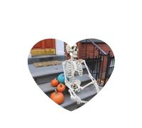 Thinking - Ambientadores para coche, diseño de esqueleto, 4 unidades, en forma de corazón, para colgar en tabletas de aromaterapia, ambientadores perfumados para dormitorio y baño