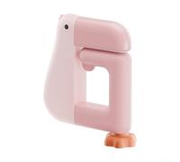 Thinking - Gancho de pato para mochilas escolares, gancho para colgar mochila, instalación sin perforación, gancho de almacenamiento lateral y estable (rosado)