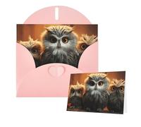 Thinking of You Cards - Tarjeta de agradecimiento de 15 x 10 cm con sobre, bonita tarjeta de felicitación para bebé, tarjetas en blanco para todas las ocasiones