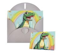 Thinking of You Cards Tarjetas de cumpleaños con sobres, tarjetas en blanco de cocodrilo para todas las ocasiones, tarjeta de felicitación de feliz cumpleaños, aniversario, para invitaciones de boda