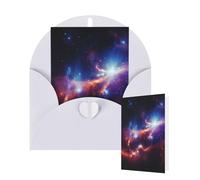 Thinking of You - Tarjetas con sobres, diseño de estrellas estrelladas del universo, tarjetas de felicitación para todas las ocasiones, tarjeta de agradecimiento en blanco para invitaciones de boda