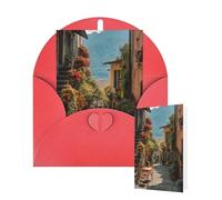 Thinking of You - Tarjetas con sobres, hermosas tarjetas de felicitación italianas para todas las ocasiones, tarjeta de agradecimiento en blanco para invitaciones de boda, día de San Valentín, tarjeta