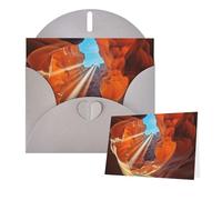 Thinking of You - Tarjetas con sobres, tarjetas de felicitación de cañón del antílope para todas las ocasiones, tarjeta de agradecimiento en blanco para invitaciones de boda, día de San Valentín