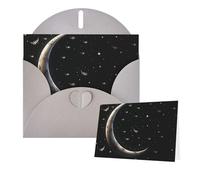 Thinking of You - Tarjetas con sobres, tarjetas de felicitación de luna para todas las ocasiones, tarjeta de agradecimiento en blanco para invitaciones de boda, día de San Valentín, tarjeta de