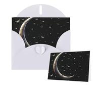 Thinking of You - Tarjetas con sobres, tarjetas de felicitación de luna para todas las ocasiones, tarjeta de agradecimiento en blanco para invitaciones de boda, día de San Valentín, tarjeta de