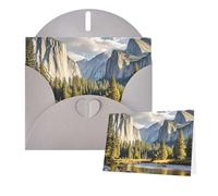 Thinking of You - Tarjetas con sobres, tarjetas de felicitación del parque nacional de Yosemite para todas las ocasiones, tarjeta de agradecimiento en blanco para invitaciones de boda, día de San