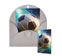 Thinking of You - Tarjetas con sobres, tarjetas de portería de fútbol en blanco para todas las ocasiones, tarjetas de agradecimiento en blanco, tarjetas de felicitación para bodas, invitaciones de