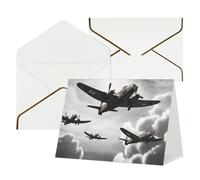 Thinking of You - Tarjetas de cumpleaños con sobres, tarjetas en blanco de la Guerra Mundial para todas las ocasiones, tarjeta de felicitación de aniversario de cumpleaños para invitaciones de boda