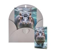 Thinking of You - Tarjetas de felicitación de cumpleaños con sobres, tarjetas en blanco para todas las ocasiones, tarjeta de agradecimiento para invitaciones de boda, Navidad, 10 x 15 cm