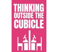Thinking Outside The Cubicle: Funny Blank Notebook | Funny Gag Gift | 6x9 Blank Lined Notebook | Office Gag Gift For Co-workers | Secret Santa | Christmas Stocking Stuffer