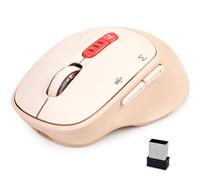 THINKKEEN Ratón inalámbrico Bluetooth, mouse inteligente con IA con 6 funciones Al, mouse inalámbrico silencioso de 2.4 G con receptor USB, mouse Bluetooth recargable, 4 DPI ajustables, compatible con