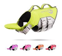 ThinkPet Chaleco Salvavidas para Perros Chaqueta Ligera Reflectante Chaleco Flotante Ajustable Chaqueta de Seguridad reflectora para Perros pequeños Medios Grandes
