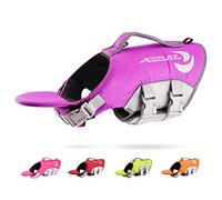 ThinkPet Chaleco Salvavidas para Perros Chaqueta Ligera Reflectante Chaleco Flotante Ajustable Chaqueta de Seguridad reflectora para Perros pequeños Medios Grandes