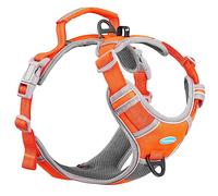 ThinkPet Reflectante Transpirable Suave Malla de Aire No Drag Cachorro Choke Overhead Ventilación Chaleco para Perros Pequeños y Medianos y Gatos