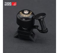Thinkrider Timbre Retro para Bicicleta, Sonido Transparente, Acero y Cobre, Anillo de Manillar para Bicicleta de Montaña MTB, Seguridad Ciclismo