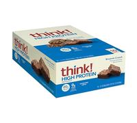 thinkThin High Protein Bars, Brownie Crunch, 2.1 Ounce (pack of 10)