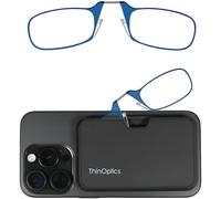 ThinOptics Gafas de Lectura Ultrafinas con Estuche Pod +1.0 - Gafas sin Patillas, Compactas para Cartera o Móvil - Gafas de Lectura Portátiles Siempre Contigo - Ligeras y Resistentes