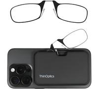 ThinOptics Gafas de Lectura Ultrafinas con Estuche Pod +1.0 - Gafas sin Patillas, Compactas para Cartera o Móvil - Gafas de Lectura Portátiles Siempre Contigo - Ligeras y Resistentes