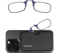 ThinOptics Gafas de Lectura Ultrafinas con Estuche Pod +2.0 - Gafas sin Patillas, Compactas para Cartera o Móvil - Gafas de Lectura Portátiles Siempre Contigo - Ligeras y Resistentes
