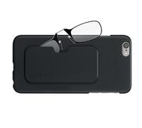 thinoptics Stick Anywhere, Go en todas partes gafas de lectura Plus iPhone 6 Plus/6S Plus funda, negro (Black Frame), 1.00 Strength