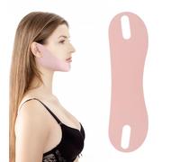 Thinp Reductor de barbilla, reutilizable, línea en V, para levantamiento facial, correa de barbilla para doble barbilla, cinturón de levantamiento facial, máscara de elevación de barbilla para apretar