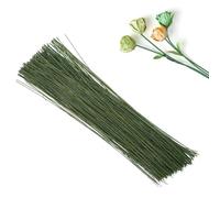 THINTON 200 tallos de alambre para floristería, alambre floral verde de 40 pulgadas para manualidades florales y arreglos florales hechos a mano