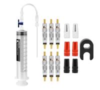 Thinvik 100 ml Kit Jeringuilla Líquido Tubeless - con Interruptor y Herramienta para Extraer el Núcleo de la Válvula Presta/Schrader, para Stans No Tubes y Productos de Sellado Sin Partículas Gruesas