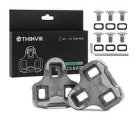 Thinvik Calas de Ciclismo para Look Keo Pedales, Calas de Carretera con Diseño de Goma Antideslizante, Juego de Calas para Ciclismo en Interior y Exterior - Ángulo de Giro de 4.5°