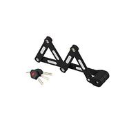 THIRARD 00500620 - Candado antirrobo con llave de cebra para bicicleta, patinete y moto, tamaño mínimo, fácil de colocar y plegar - Antivols - Zebra