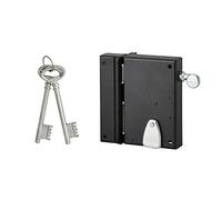 THIRARD 00900142 - Cerradura de apliques de tiro (70 x 110 mm, izquierda) - Baúl y barra de acero arqueado - Versión izquierda - Cerraduras Apliques - Aplique Vertical