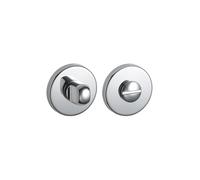 THIRARD 00966787 - Par de rosetas redondas Ø 50 con mecanismo de cierre, cromo pulido - Diseño elegante - Perforación: Cierre - Accesorios/Equipamiento - Herrajes para puertas