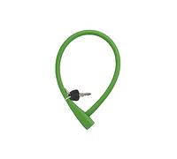 THIRARD - Antirrobo de Llave en Cable de Acero - Funda de Silicona - Mecanismo de Pasadores - Sistema de Cierre Seguro - 2 Llaves Incluidas - Longitud 0.60 m - Negro