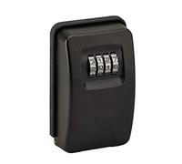 THIRARD - Caja de Llaves con Combinación - Modelo de Pared - Acero - Uso Interior y Exterior - Seguridad - 4 Dígitos Modificables - 47 x 75 mm - Negro