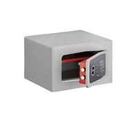 THIRARD - Caja Fuerte de Sobreponer - Rambrures - Acero - Uso Doméstico - Cierre Electrónico - Microprocesador Fiable - 2 Pernos de Ø22 mm - 220 x 350 x 300 mm - Gris - 18 L