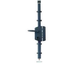 THIRARD - Cerradura en Superficie Melissa con Picaporte para Puerta Principal Derecha - 3 Puntos - Eje 50 mm - 85 x 174 mm - Antracita - Bloqueo Eficaz - Instalación Fácil