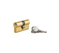THIRARD, cilindro doble de aluminio Ecopro, dimensiones: 30x30mm, antidesgarro, 3 llaves de acero niquelado, mecanismo de 5 pitones, Ideal para puertas de entrada
