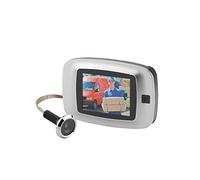 THIRARD - Mirilla Digital con Vídeo - 105° - Cuerpo ABS - Cámara 0,3 Megapíxeles - Pantalla LCD 3,2 Pulgadas - Visión Nocturna - Alimentación Pilas AAA - Adaptable a Todas las Puertas - Gris